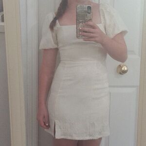 Altar’d state puff sleeve dress NWT